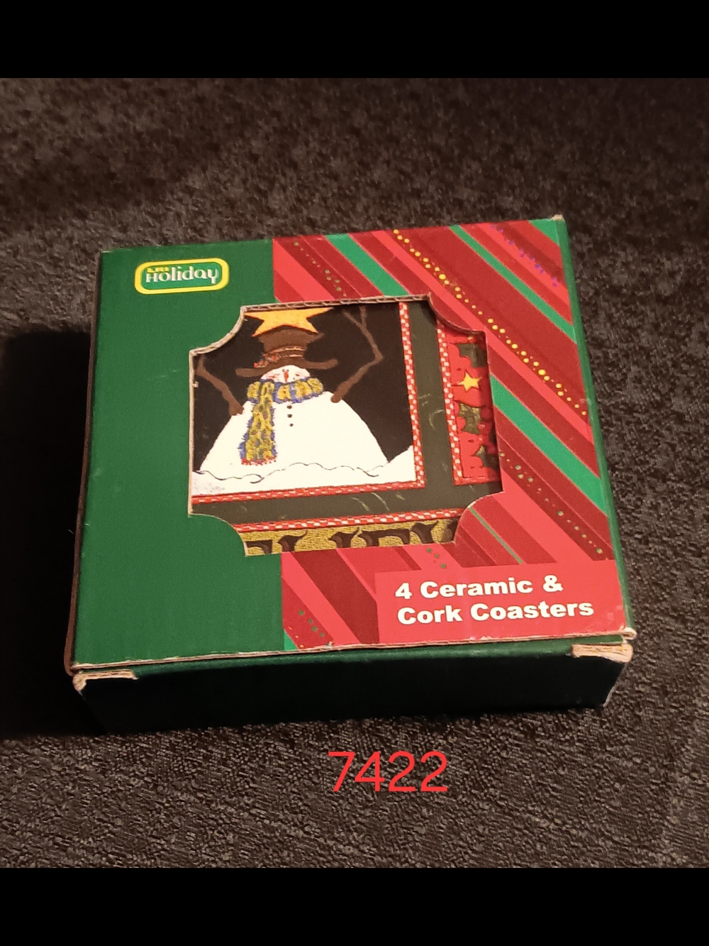 LRI Snowman Coaster Set